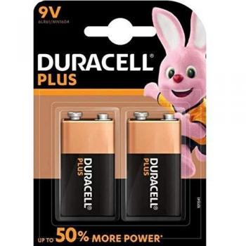 Duracell – Set of 10 blisters of 2 Batteries Duralock Plus Power 9 V MN1604 6LR61