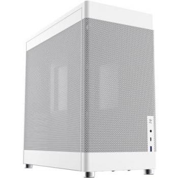 Caja ATX Coolbox MP1 Blanca Full Mesh, Optimización de Airflow, USB-C Frontal, Soporta Tarjetas Gráficas hasta 355 mm y hasta 6 Ventiladores