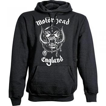 Motorhead England Black Hoodie - Medium Size for Men