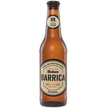 Mahou Barrica Cerveza Envejecida Edición Original - Pack de 12 Botellas x 33 cl - 6,1% Volumen de Alcohol