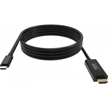 Cable USB-C a DisplayPort 2m 8K Vision Negro