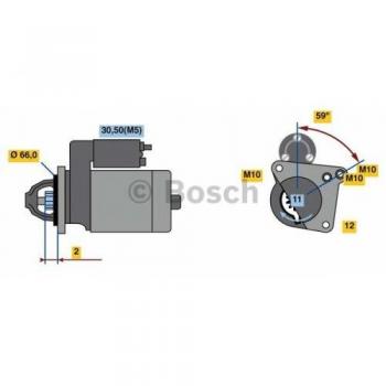 Motor de Arranque Bosch 986024130 - Tipo: Motor de arranque, Marca: Bosch, Número de pieza: 0 986 024 130