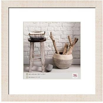 Marco de Fotos Walther Home 40x40 cm Madera Blanco