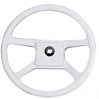 Volante Ultraflex V33 Blanco Ø 342 mm con empuñadura de plástico suave
