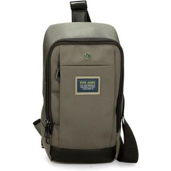 Bandolera cruzada Leighton verde militar de Pepe Jeans