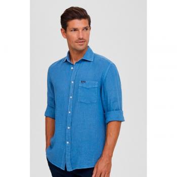 Façonnable FM301628 - Camisa Hombre 100% Lino Diseño Elegante