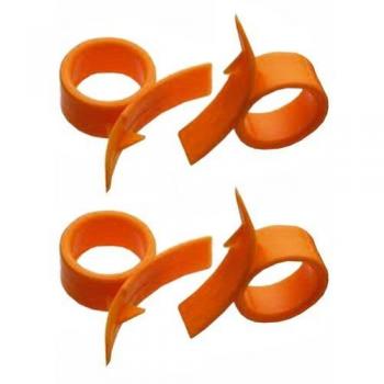 SODIAL(R) Juego de 4 Pelador de Naranja (una manera sencilla y practica para pelar las naranjas)