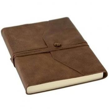 LEATHERKIND Capri Diario de Cuero Chocolate, A6+