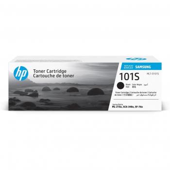 Samsung MLT-D101S Negro Tóner Original, Capacidad de 1500 Páginas, Compatible con Impresoras Samsung ML-2160/2162/2165/2165W/2168, SCX-340