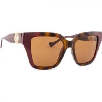 Gucci GG1023S 009 54 Brown Havana Sunglasses, Female, Size: 54 MM
