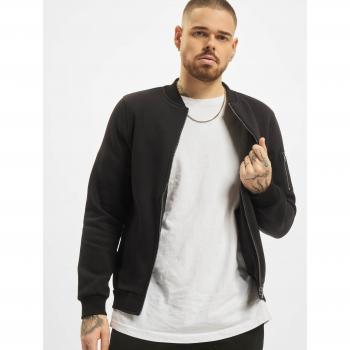 Urban Classics Black Sweat Bomber Jacket for Men - XS