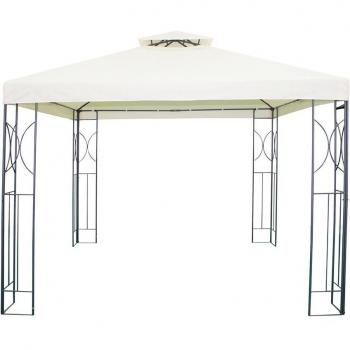 Carpa para eventos 300x300x265cm color crema