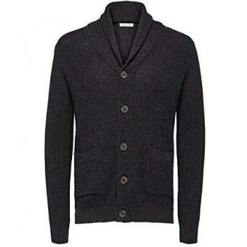 Selected 16068866 - Jersey para Hombre Black Forged Iron-Licorice L