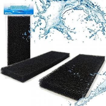 BPS 2X Recambio Filtro Acuario Polifibra para Acuarios Cartucho de Reemplazo Filtración de Recambio