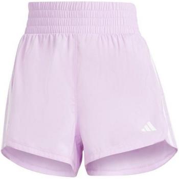 Pantalones cortos de fitness adidas Essentials Pacer Woven High-Rise para mujer en color rosa - Talla M