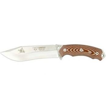 Cuchillo de supervivencia Cudeman 125X JJSK2 KIT básico de color marrón