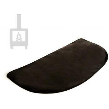 TEXFIRE - Alfombra ignífuga semicircular multicapa, protectora de suelo para estufa y chimenea