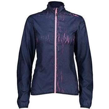 CMP 30C5966 - Chaqueta Ultraligera para Ciclismo y Running Blue/Pink XL