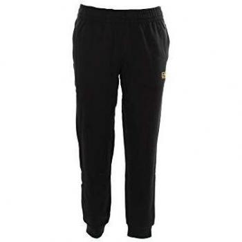 Pantalones de chándal EA7 para hombre, serie Logo, color negro