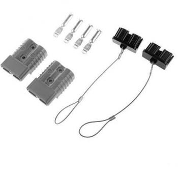 175A 600V 1AWG Cubierta De Conexión Rápida De Contactos De Enchufe del Conector del Cabrestante - Gris