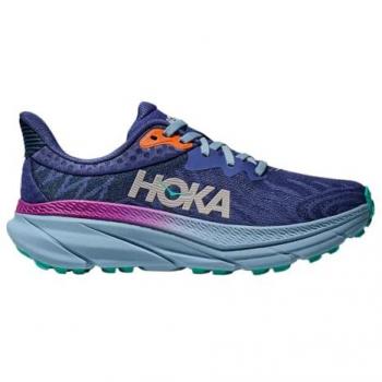 Zapatillas de trail running Hoka Challenger 7 mujer, color evening/drizzle, talla 41 1/3