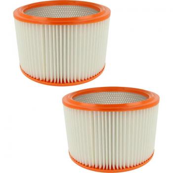 Filtro Laminar Reemplazo 2x para Aspiradora de Mano - Compatible con 107400564, 5715492044719, 626437 - Vhbw
