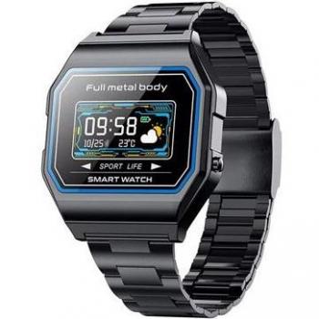 Reloj Inteligente KW18, Pantalla 0.96'', Monitoreo de Frecuencia Cardíaca 24/7, Contador de Calorías y Distancia, Modo Multideporte