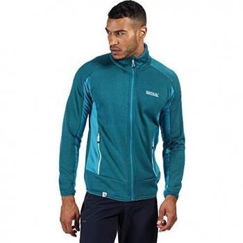 Regatta Ecuador-Chaqueta Softshell, Tejido Elástico Extol De Punto Cálido Reforzado Soft Shell, Hombre, Olympic Teal/Gulfstream, M