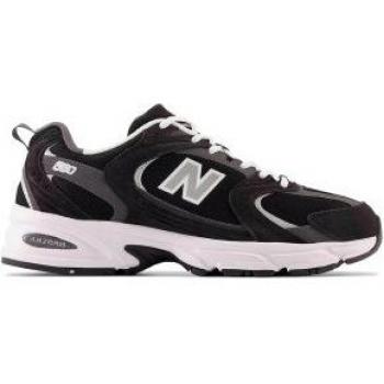 Zapatillas de piel New Balance 530 para hombre, color negro, talla 41.5
