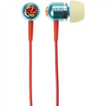 Colección clásica Bassbuds auriculares in-ear con micrófono en línea y llamada/reproducción remota Compatible con Smartphones, tabletas y MP3 dispositivos - púrpura