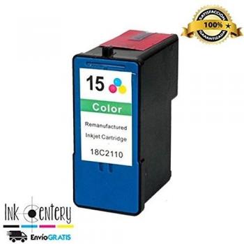 Cartucho de Tinta Compatible Lexmark 15 Color (18C2110E)