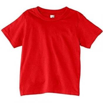 Anvil - Camiseta regular fit con cuello redondo de manga corta para niño, talla 10 años