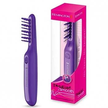 Remington Tangled 2 Smooth DT7432 Cepillo Eléctrico Desenredante, Uso en Húmedo o Seco, Inalámbrico, Morado