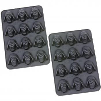 Star Wars 20561 - Juego de 2 moldes para cubitos de hielo o bombonas, diseño de Darth Vader