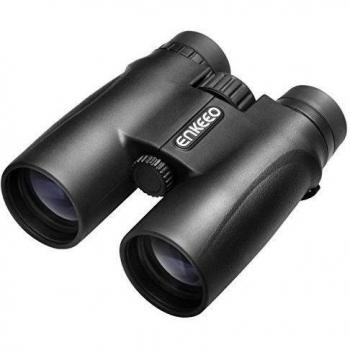 Enkeeo - 10 x 42 Telescopio Binoculares Prismáticos Plegables