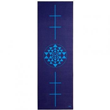 Esterilla de yoga Leela Collection, muchos colores y diseño, PVC ligero mate, ideal para principiantes