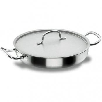 Lacor - 50650 - Paellera con Tapa Chef-Classic Inox. 50cm