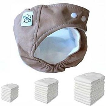 Set de 10 bebé ciudad + inserciones de 20 Pañales pañales bolsillo - lavable - Mamma Bimbi - Juego de funda nórdica