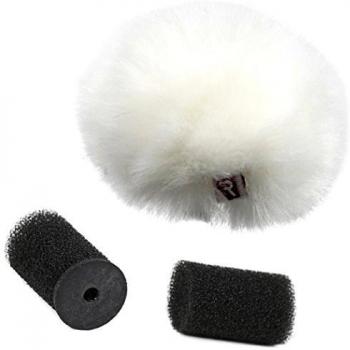 Rycote 065557 Windjammer for Ristretto Lavalier - White