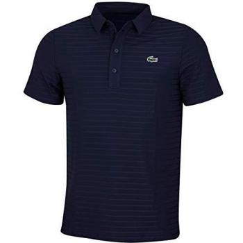 Lacoste Men's Blue Logo-Patch Polo Shirt Size S
