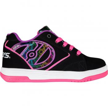 Heelys - Zapatillas de skateboarding de Material Sintético para niña, color negro, talla 36 2/3 EU
