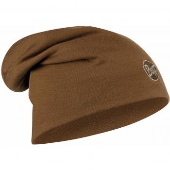Buff Solid Gorro Lana Merino Heavyweight, Unisex Adulto, Khaki, Talla única