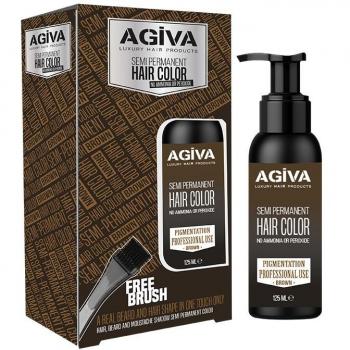 AGIVA Semi-Permanent Hair Color Brown 125ml