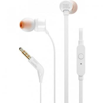 JBL Tune 160 Auriculares Intrauditivos con Micrófono Jack 3.5 Blancos