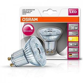 Osram Superstar Par16 390133 Bombilla LED, GU1, 4.5W/4.1W , Blanco