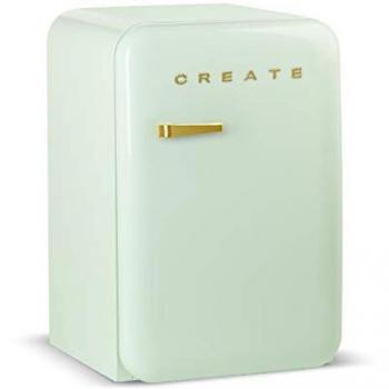 Frigorífico Retro Compacto 107L ECO Amigable R600a Verde/Madera F