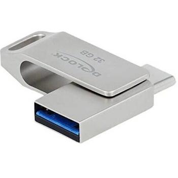USB Flash Drive 32 GB USB 3.2 Gen 1 USB-C y Type-A - Carcasa de Metal