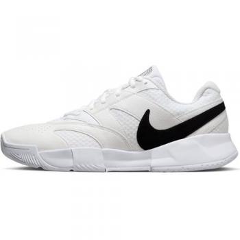 Nike Court Lite 4 Zapatilla de tenis para todas las superficies, color Blanco y Negro, para niños y hombres, tallas 37 y 37.5 EU