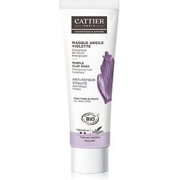 Cattier Purple Clay Mask All Skin Types Organic 100ml