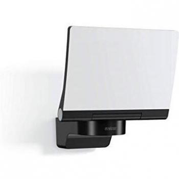 Foco LED de Exterior Steinel XLED PRO 240 SL Negro, 19,3 W, 3000 K, Luz Blanca Cálida, 2124 lm, con Soporte de Pared Angulado